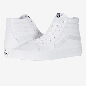 White high top vans
